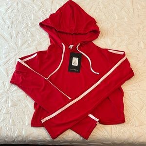 Red tennis courts II set.